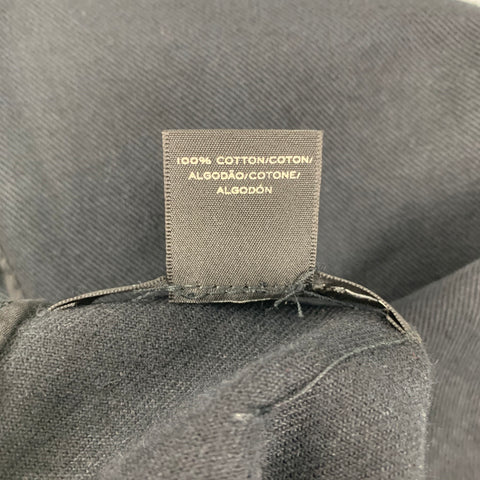 MARC JACOBS Taille S Robe droite en toile de coton noir