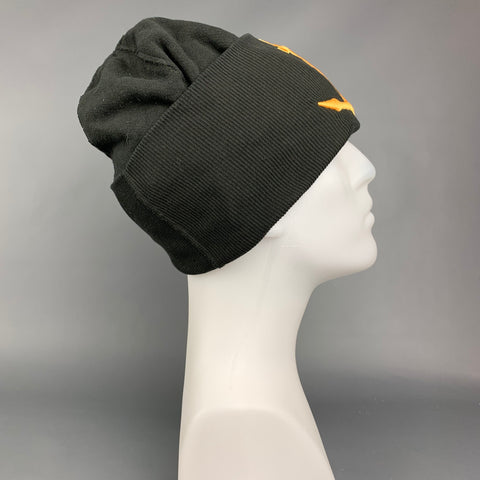 KAPITAL Gray & Yellow Embroidered Anchor Cotton Beanie