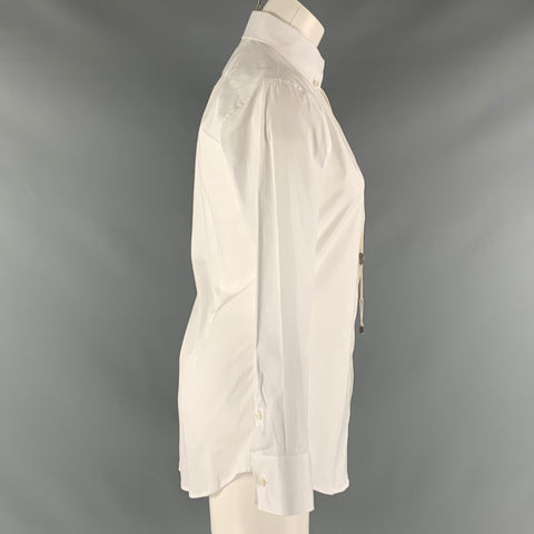 DSQUARED2 Taille XXS Chemise boutonnée unie en coton blanc