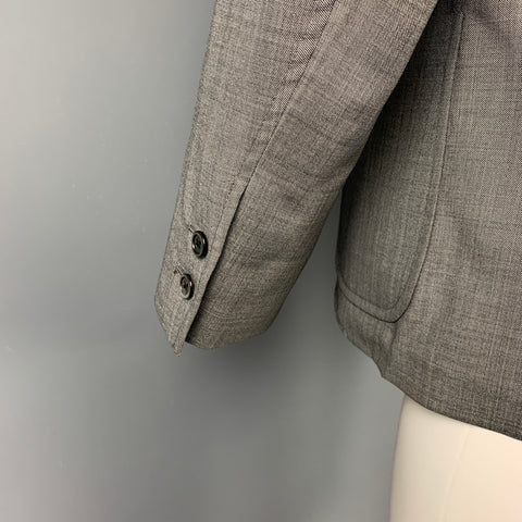 BLACK FLEECE Size 38 Grey Heather Wool Notch Lapel Sport Coat