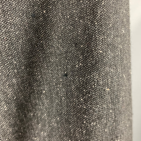 THEORY Size 38 Charcoal Heather Wool Blend Notch Lapel Sport Coat