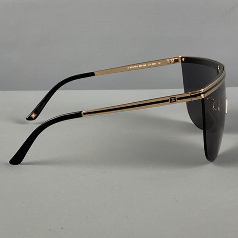 Lunettes de soleil ESCADA en métal noir doré