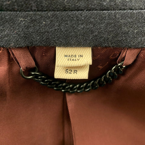BURBERRY LONDON Size 42 Regular Navy Wool Notch Lapel Suit