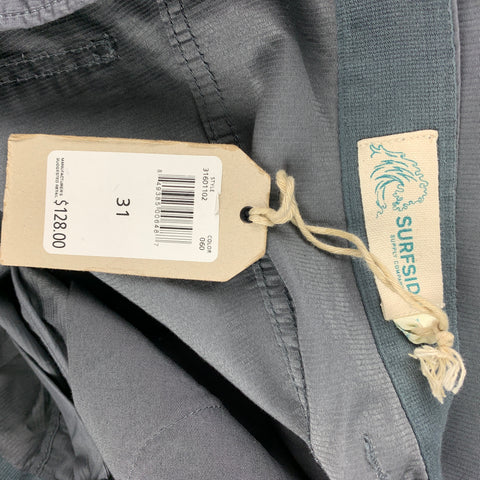 SURFSIDE Size 31 Grey Cotton Zip Fly Casual Pants