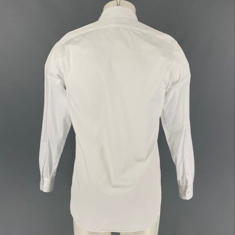 GOLDEN GOOSE Size S White Cotton Button Up Long Sleeve Shirt