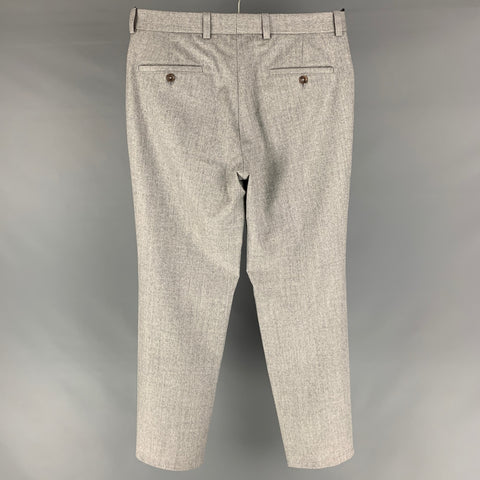 JACK VICTOR Size 30 Grey Flat Front Dress Pants