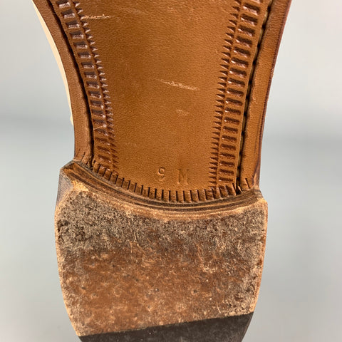 WILSON et DEAN pour WILKES BASHFORD Taille 9 Chaussures à lacets en cuir crème