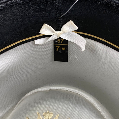 BILTMORE Size 7.5 Black Felt Porkpie Hat