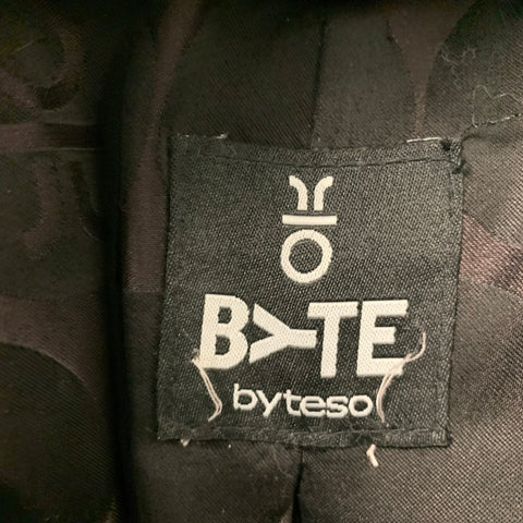 BYTE by TESO Size 6 Brown 3/4 Sleeves Jacket