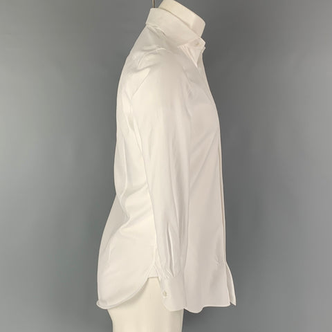 THE SUIT COMPANY Size S White One pocket Long Sleeve Shirt