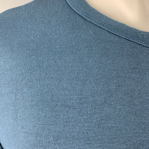 THEORY Size M Blue Modal Blend Jersey T-shirt