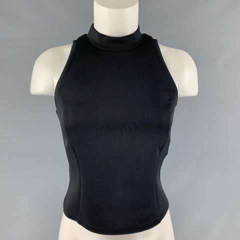 SACHIN &amp; BABI Talla 2 Negro Top casual de poliéster y elastano negro