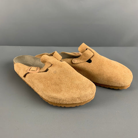 BIRKENSTOCK Size 10 Beige Suede Sandals