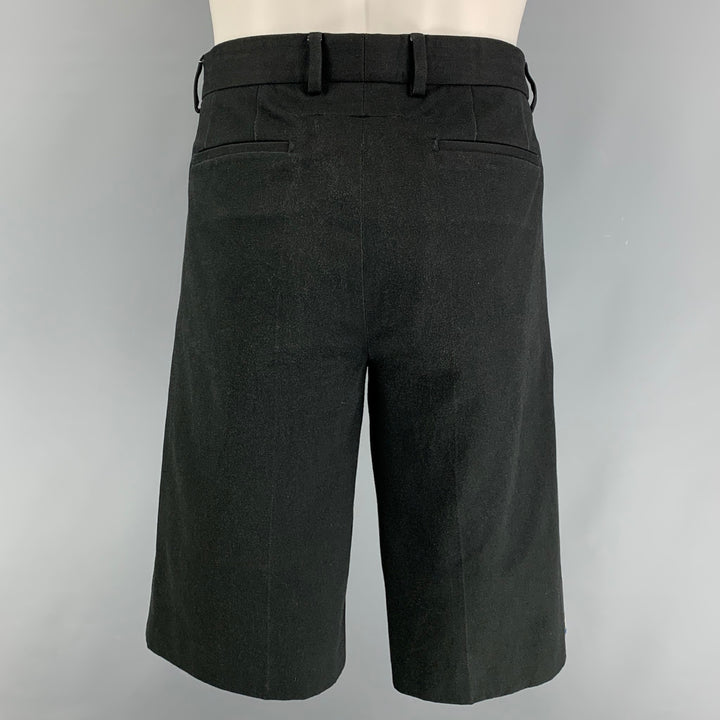 GIVENCHY by Ricardo Tisci Size S/M Black Jesus Patchwork Cotton Oversized Sweatshirt Short Set