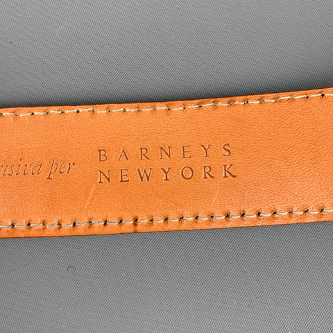 HARRIS DAL Talla 36 Cinturón de cuero marrón coñac