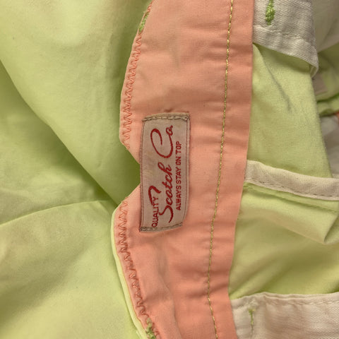 SCOTCH AND SODA Taille 31 Short en coton jaune clair avec braguette zippée