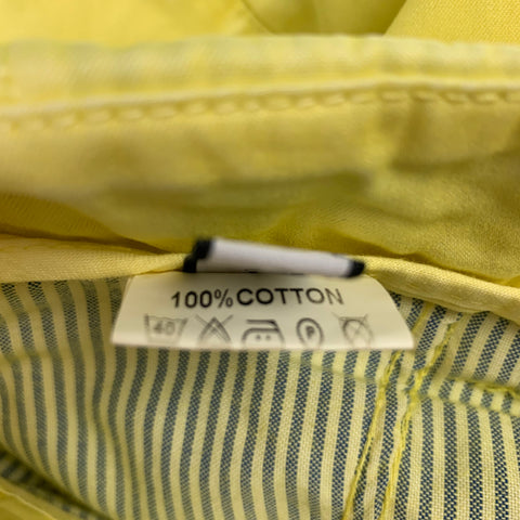 CUISSE DE GRENOUILLE Size 32 Yellow Cotton Button Fly Dress Pants