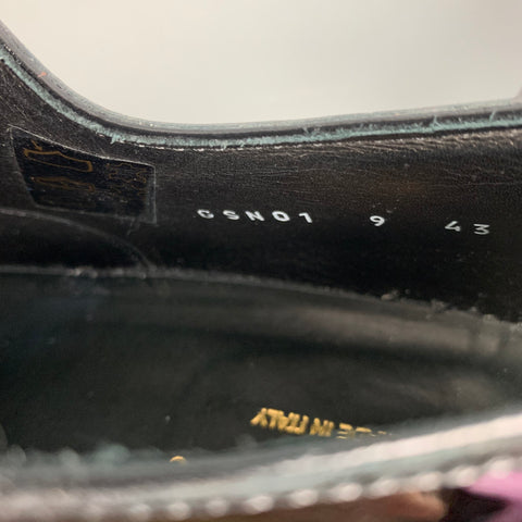 PAUL SMITH Size 10 Black Solid Lace Up Shoes