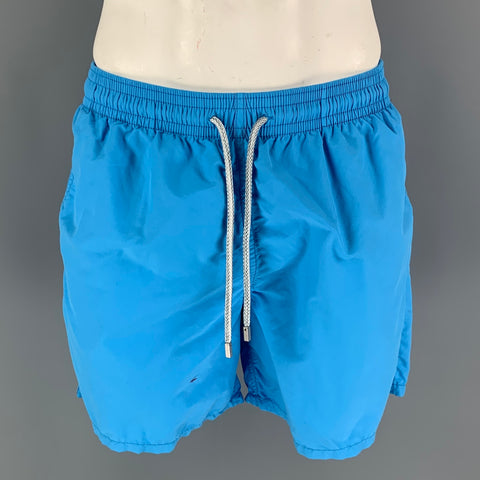 VILEBREQUIN Short de bain à cordon de serrage en polyamide bleu taille XL