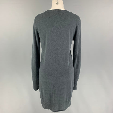 KRISTENSEN DU NORD Taille unique Robe à manches longues en mélange de laine grise