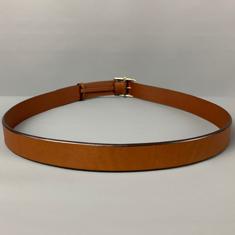 LOUIS VUITTON Size 40 Brown Leather Belt