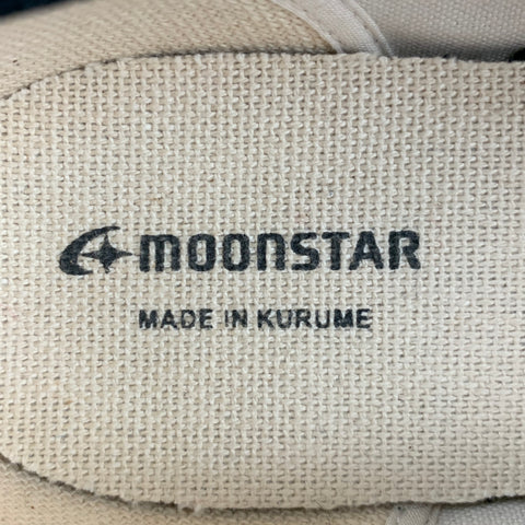 MOONSTAR Size 9 Black Canvas Low Top Sneakers