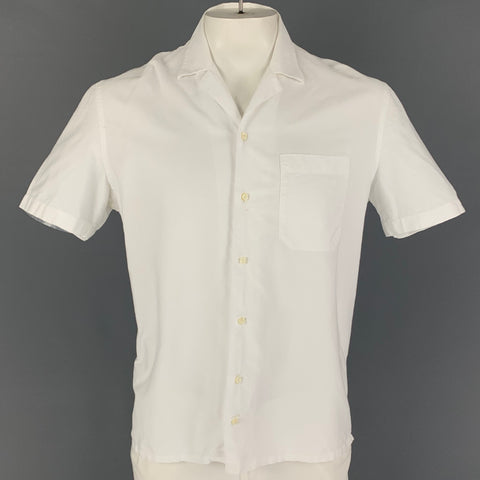 EIDOS Camisa Manga Corta Algodón Blanco Talla M
