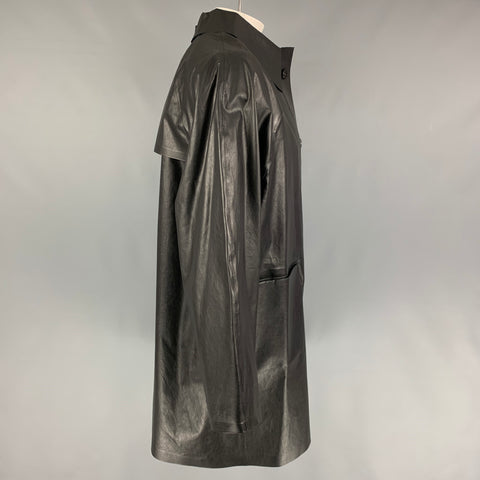 KASSL Size XL Black Cotton Blend Coat