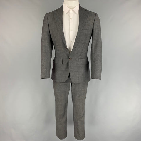 SUITSUPPLY Size XS Grey Glenplaid Wool Notch Lapel Suit