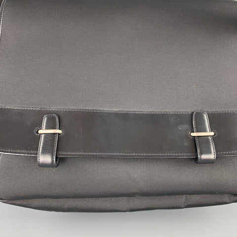 DUNHILL Nylon & Leather Mlti-Pocket Messenger Bag