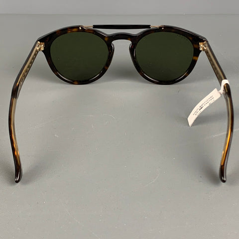 GUCCI Lunettes de soleil et lunettes en acétate marron écaille de tortue