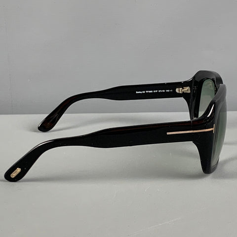 TOM FORD Black Acetate Bailey Sunglasses