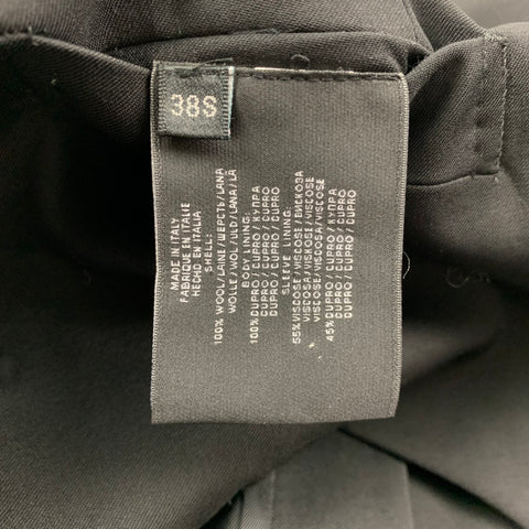 RALPH LAUREN Black Label Size 38 Black Wool Classic Vest