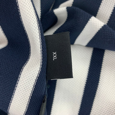 BOSS by HUGO BOSS Taille XXL T-shirt à col rond en coton blanc marine