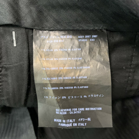PRADA Size 36 Black Nylon Blend Jodhpurs Dress Pants