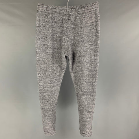 Z ZEGNA Size M Gray Cotton Blend Joggers Casual Pants
