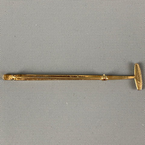 Épingle à maillet de croquet en métal doré VINTAGE
