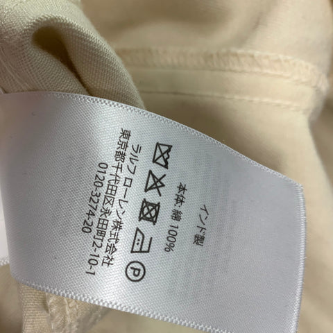 POLO by RALPH LAUREN Chaqueta con cuentas de algodón beige talla M