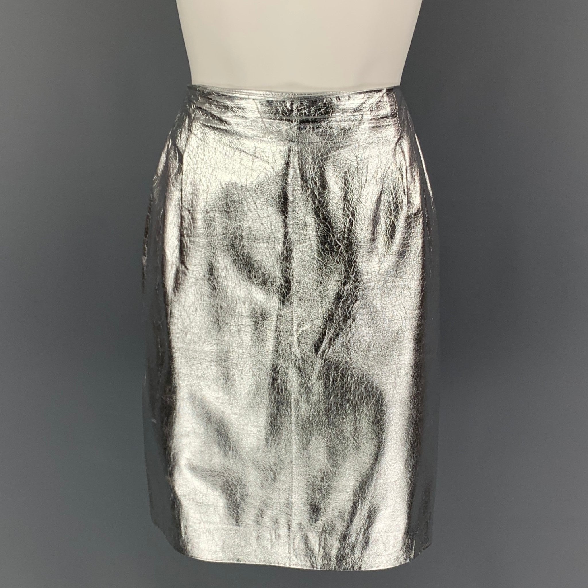 Leather pencil skirt outlet size 8