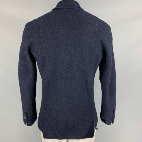 45rpm Size L Navy Wool Patch Pockets Jacket