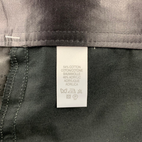 PAUL SMITH Size M Black Cotton / Acrylic Zip Fly Casual Pants