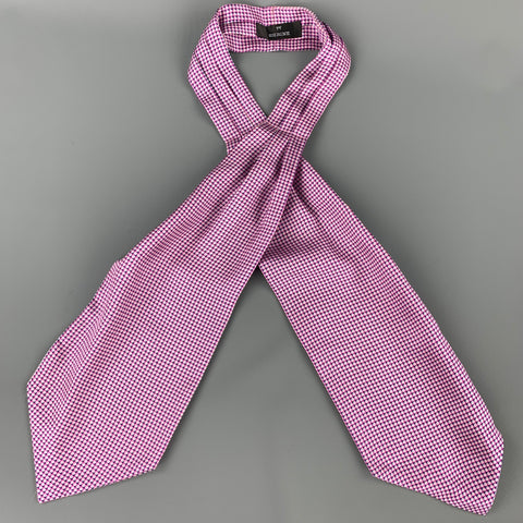 SHRINE Purple Dot Print Ascot
