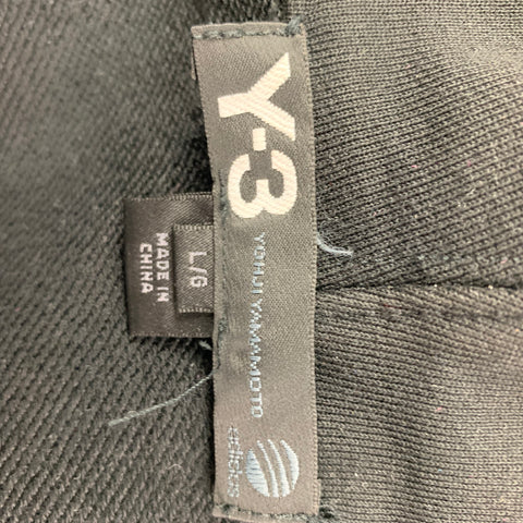 Y-3 by YOHJI YAMAMOTO Size L Black Cotton Hoodie Jacket