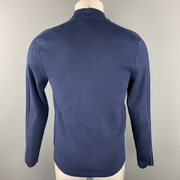 RLX by RALPH LAUREN Size S Navy Cotton Blend Zip Up Jacket