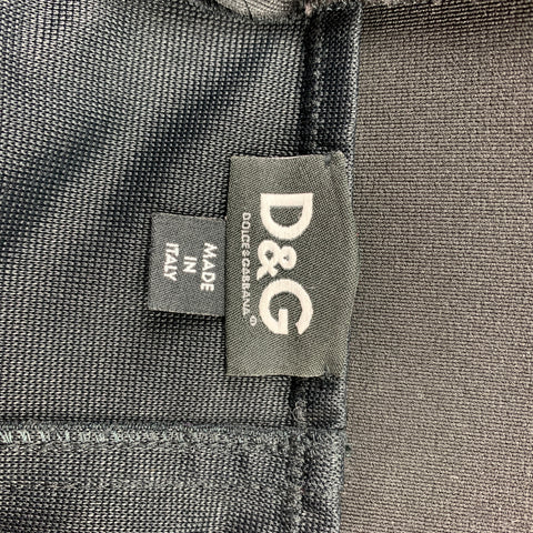 D&amp;G by DOLCE &amp; GABBANA Top de vestir tipo corpiño de poliamida negro talla 4