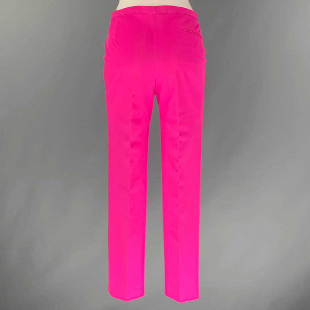 JIL SANDER Size 32 Pink Solid Tapered Dress Pants