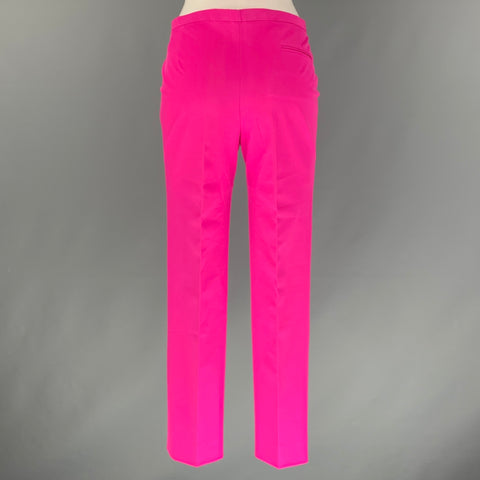 JIL SANDER Size 32 Pink Solid Tapered Dress Pants