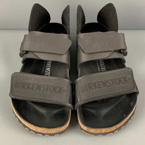 BIRKENSTOCK x ALEX WOLFE Taille 8 Sandales en cuir noir