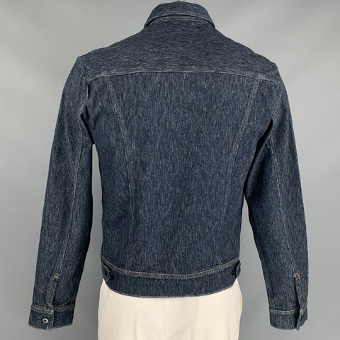 45rpm Size XXL Indigo Contrast Stitch Cotton Trucker Jacket