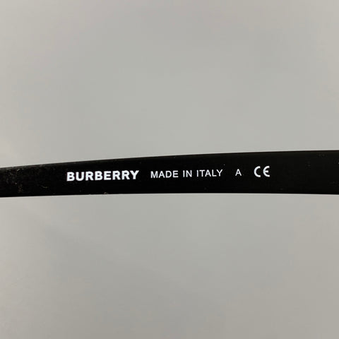 BURBERRY Gafas de sol de metal negro